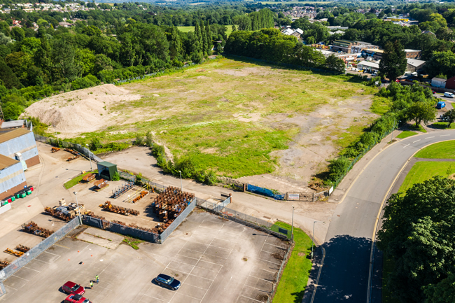 plot-aerial land development