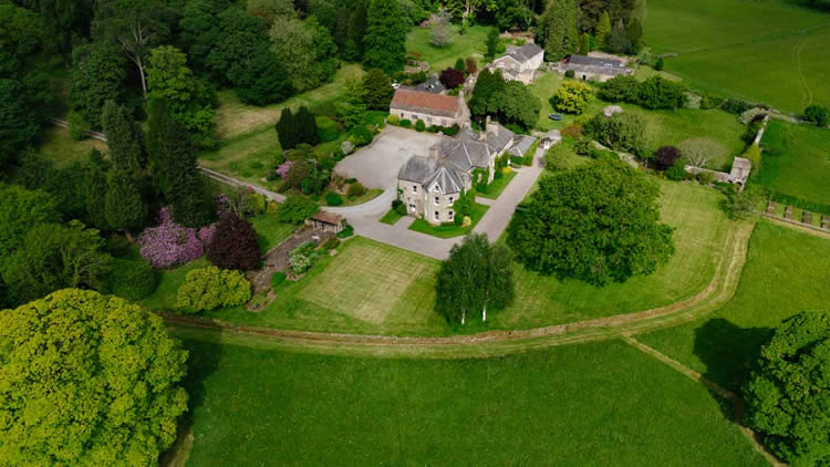 Luxury property aerial photography Wales