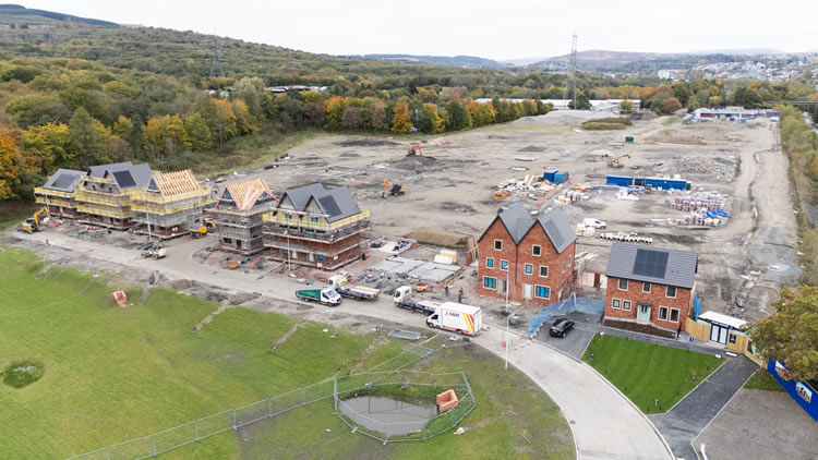construction-aerial-photographer-wales construction aerial photographer