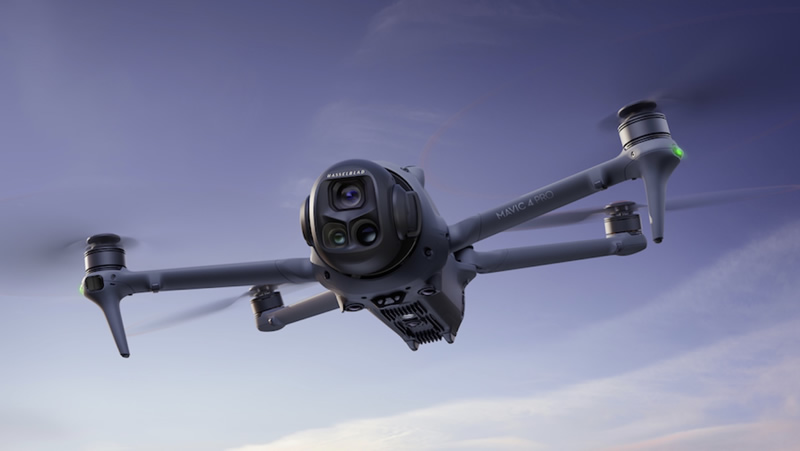 DJI Mavic 4 Pro used for commercial drone filming across Wales