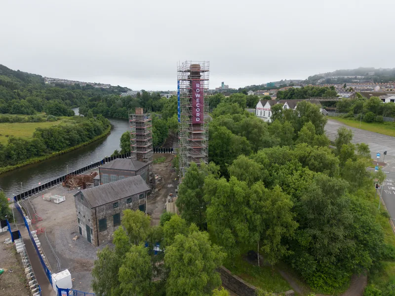 aerial filming Swansea
